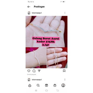 Gelang serut Aurel 375