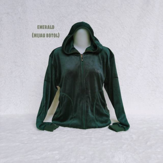 Jaket bebe EMERALD/hijau botol/terlaris/realpict