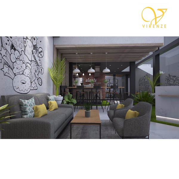 Lobby Cafe Interior Cafe Sofa Cafe Design Cafe Meja Resepsionis Interior Cafe Jateng Semarang Solo S