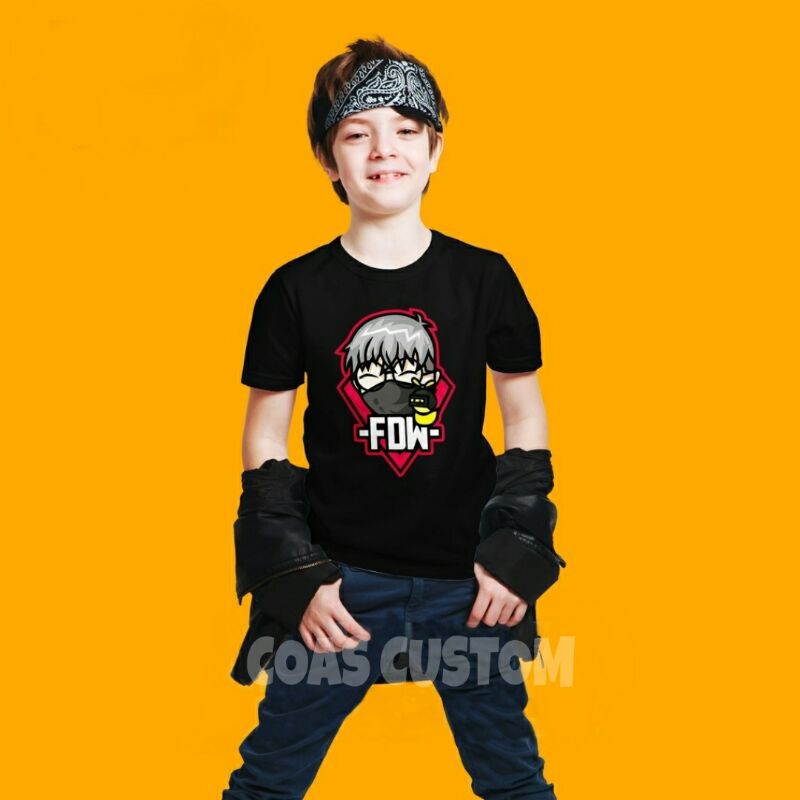 Kaos Anak Distro FDW GAMERS YOUTUBE