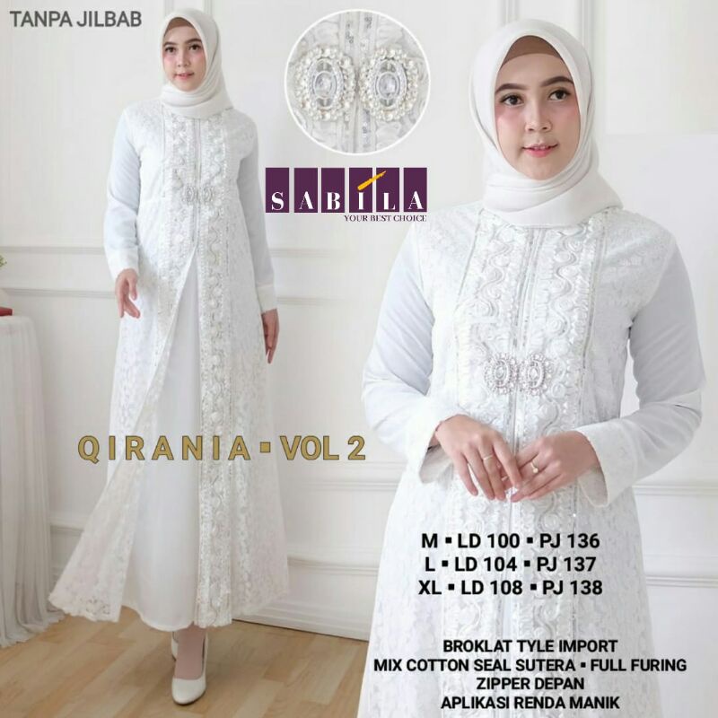 GAMIS PUTIH BROKLAT TILE IMPORT
