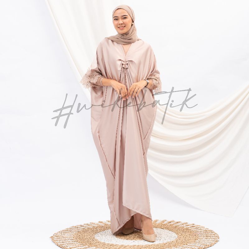 KAFTAN LONG DRESS SILK LACE