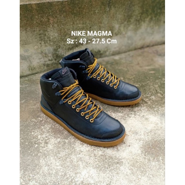 NIKE AIR MAGMA LEATHER BLACK