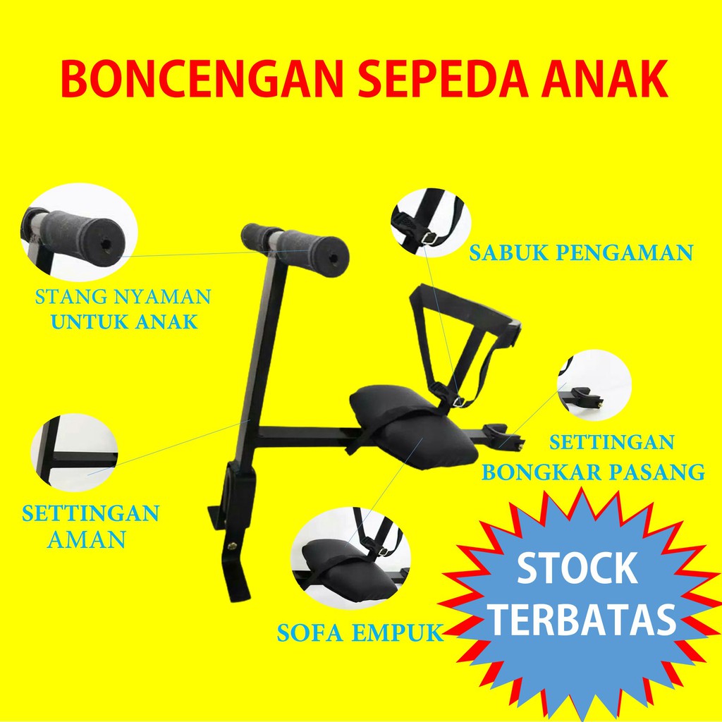 Boncengan Sepeda Anak / Boncengan Sepeda Anak Depan / Boncengan Sepeda Lipat / Seli