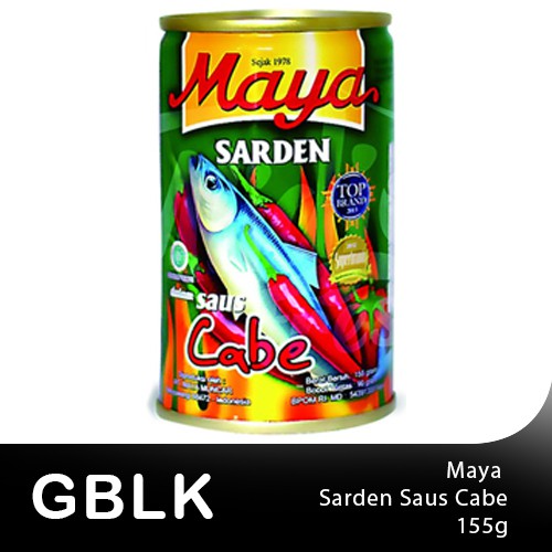 

MAYA SARDINES SARDEN SAUS CABE 155 GRAM