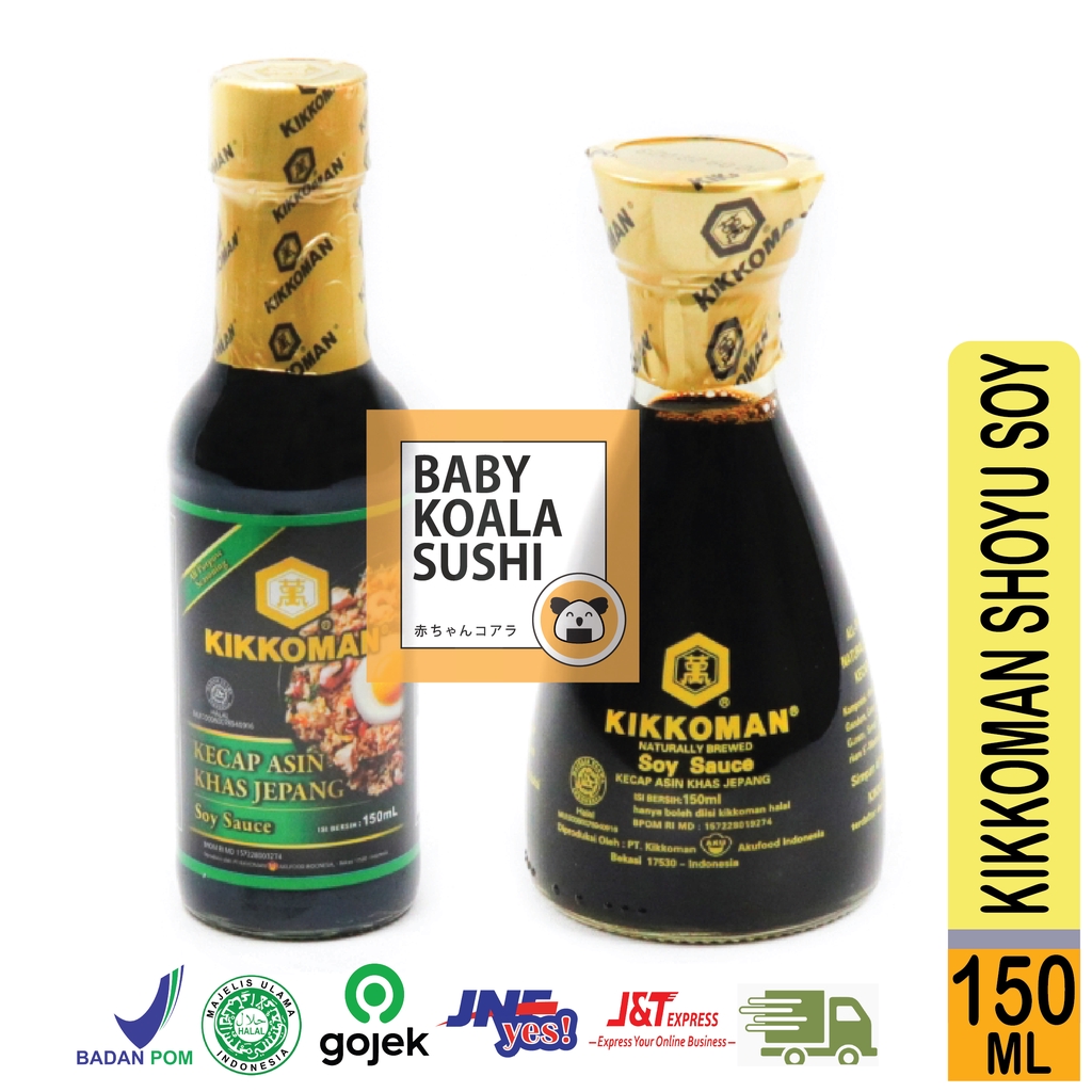 KIKKOMAN All Purpose Shoyu 150 ml Halal