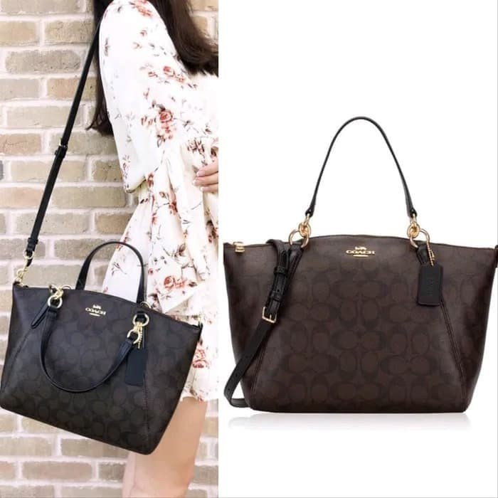 Coach Small Kelsey Satchel - Black