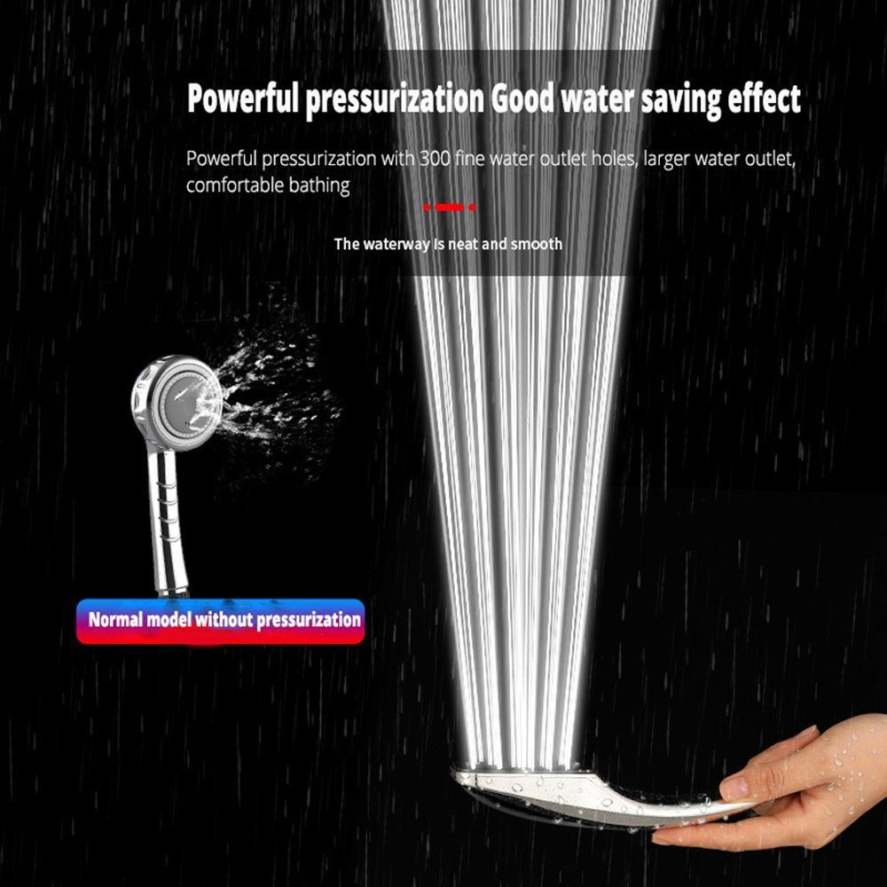 [Elegan] Kepala Shower Dengan ABS Chrome Single High Pressure Rainfall Toilet Handheld Bath Head