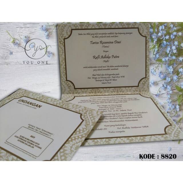Undangan Pernikahan/Undangan Erba/ERBA8820