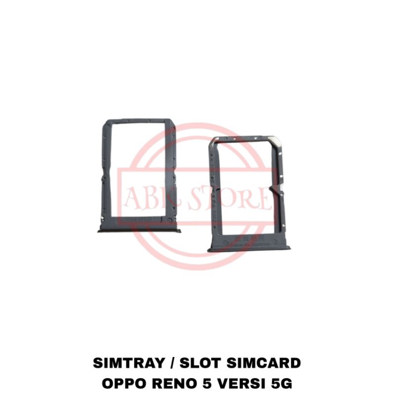 SIMTRAY SIMLOCK SLOT SIM TEMPAT KARTU SIMCARD OPPO RENO5 / RENO 5 5G