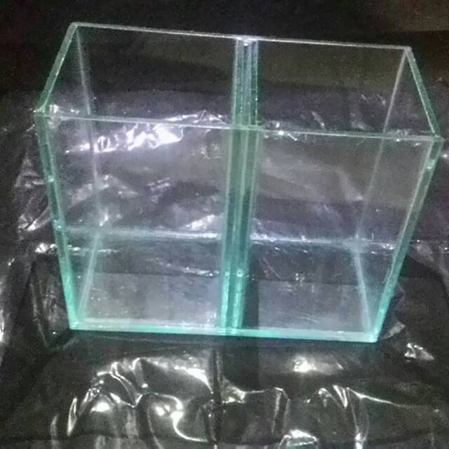 Soliter cupang soliter sekat tengah aquarium cupang aquarium tanpa lampu