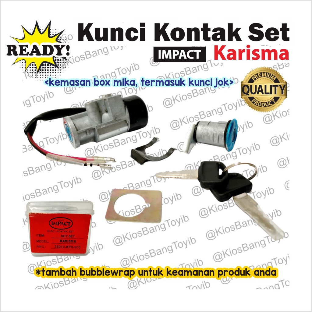 Kunci Kontak Set + Jok Assy Honda Karisma (IMPACT)