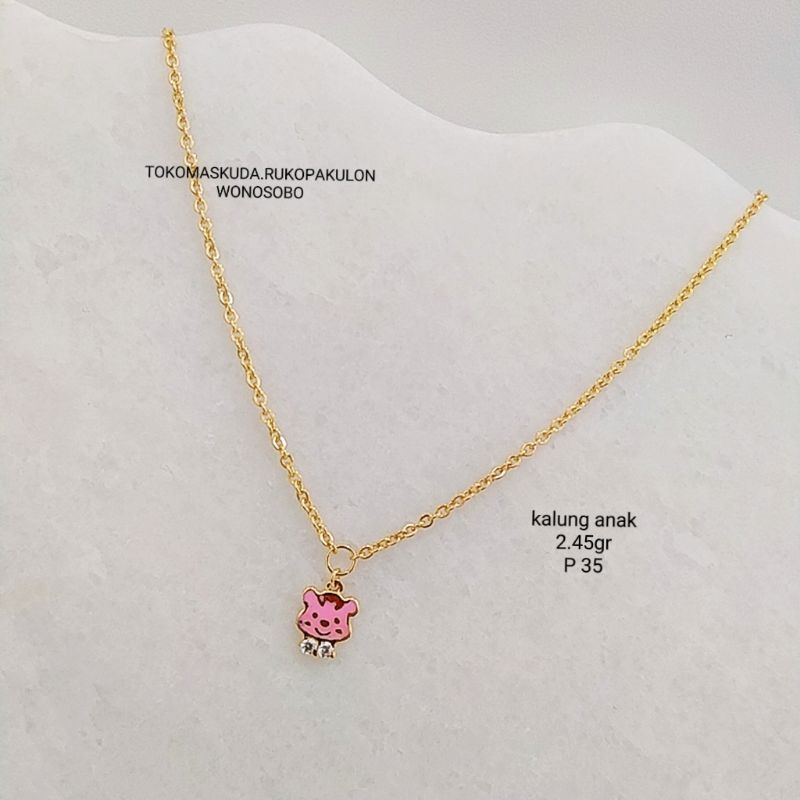 kalung anak (emas asli 8k &amp;9k)