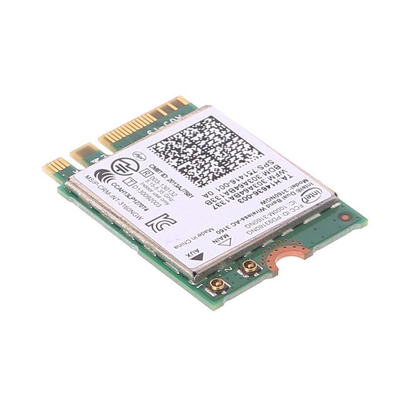 ✿CRE Intel Dual Band Wireless 802.11 AC 3160 NGW NGFF Bluetooth 4.0 Wifi WLAN Card