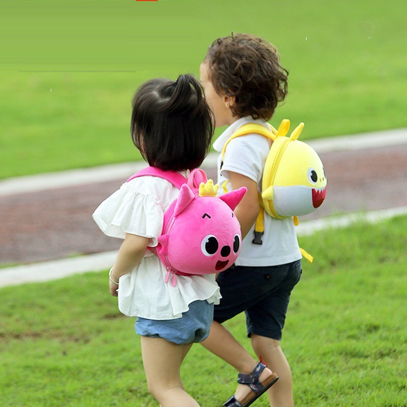 BABY SHARK BACKPACK TAS ANAK TK RANSEL BABYSHARK PINKFONG NEW IMPORT ORIGINAL