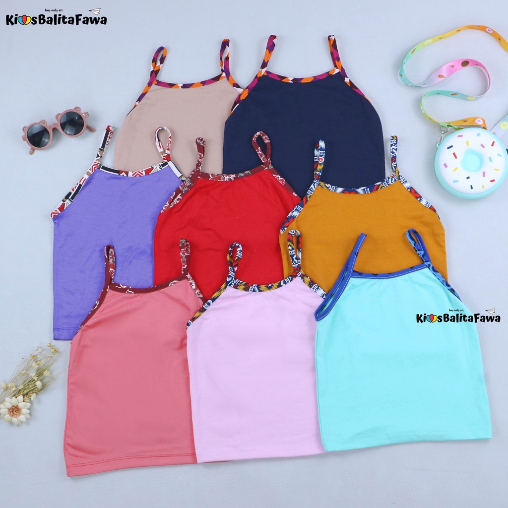 Lova Tanktop uk 1-6 Tahun / Atasan Kensi Balita Cewek Baju Pakaian Anak Perempuan Harian Adem Murah