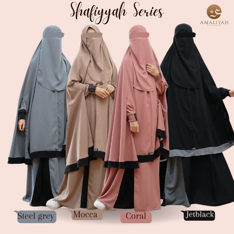 Shafiyyah Series by Amaliyah Syar'i / Set Gamis Syar'i / Gamis Syar'i / Amaliyah Ori / Amaliyah Syar