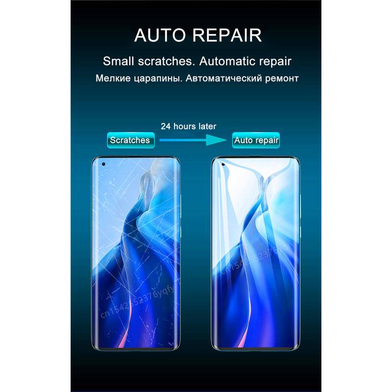 XIAOMI MI Film Pelindung Layar Hydrogel 1000D HD Bening Untuk Xiaomi Redmi 9 10 9A 9C Note 7 8 9 9s 10 10s Pro 9T 11t Pro M3T