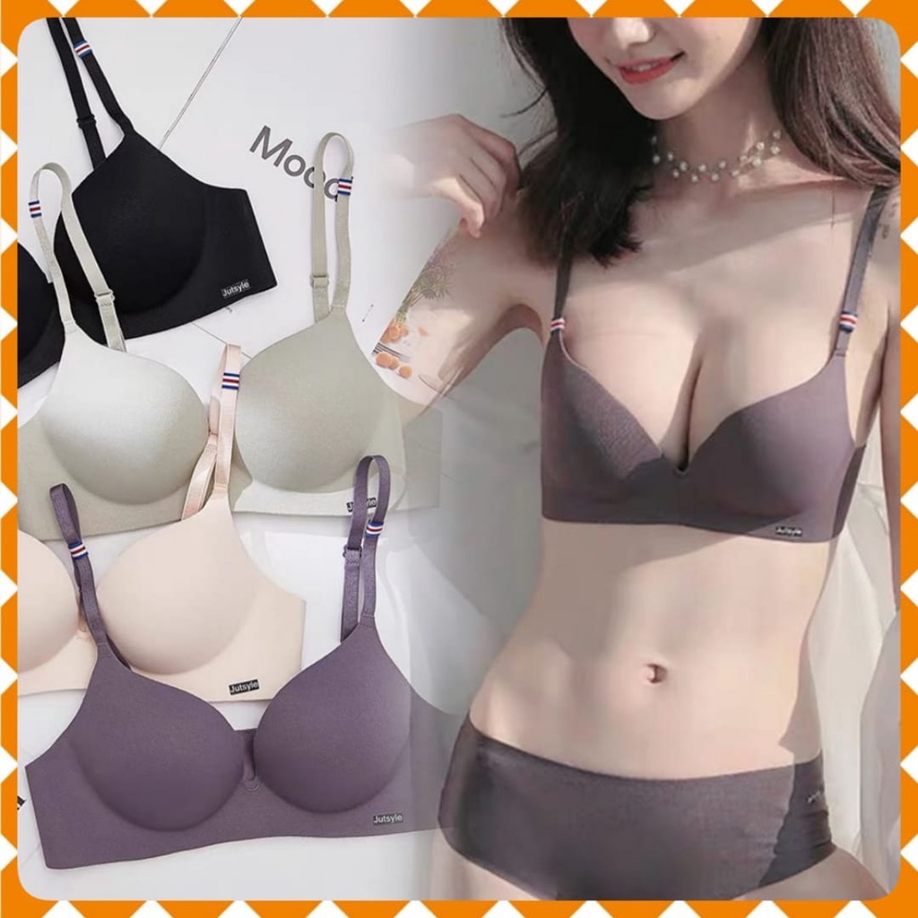 BRA Wanita Import BH Wanita Sport Jutsyle Tanpa Kawat Dan Seamless