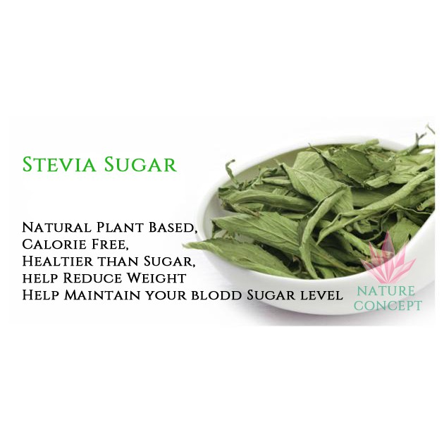 Gula Stevia Asli bentuk Daun Kering Diet Sehat 0 kalori