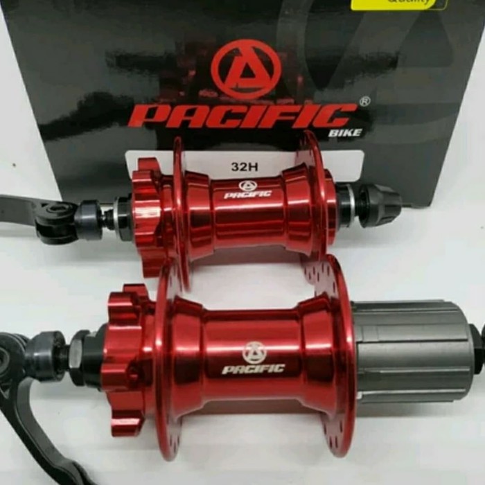 Hub Freehub Tawon Pacific 32H Sepeda Lipat MTB Merah