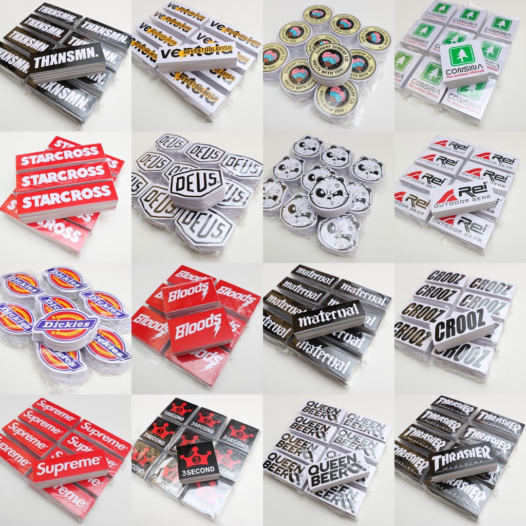 

Stiker Distro Label Anti Air Sticker Helm Motif Murah