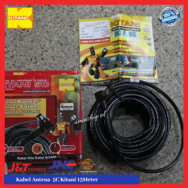 Kabel Antena Tv Kitani tanpa booster Kitani 5C, panjang 15M Kabel Antena Kabel antena tanpa booster kabel antena berkualitas kabel antena murah kabel antena kabel parabola antena hd antena digital kabel antena terbaik kabel KITANI kabel cctv