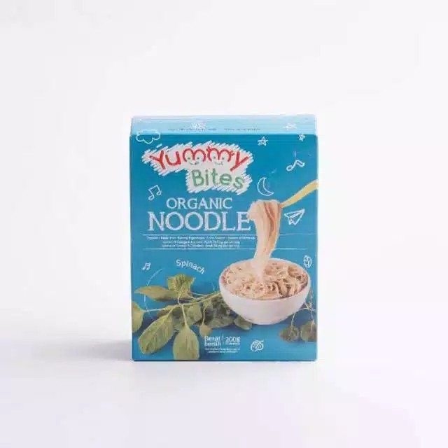 Yummy Bites Organic Baby Noodle 200gr Yummy Bites Noddle Mie Anak Sehat