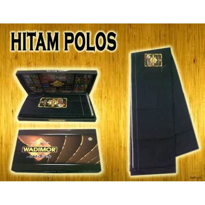 SARUNG WADIMOR HITAM POLOS SARUNG WADIMOR PRIA SARUNG WADIMOR POLOS SARUNG WADIMOR PRIMER