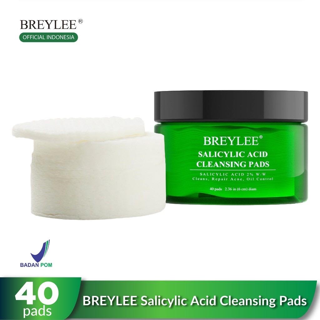 [READY LANGSUNG KIRIM] BREYLEE Salicylic Acid Cleansing Pads | Pembersih Wajah - 40 Pads BREYLEE TEA TREE SALICYLIC ACID CLEANSING PADS - Cleanser Pad Breylee Menghilangkan Jerawat