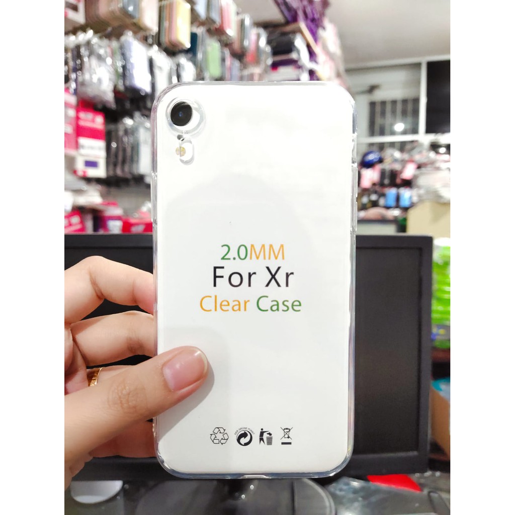 Soft Case OEM Transparan iPhone X XS XR XsMax Clear Ultra Thin TEBAL 2.0mm SUPER CLEAR