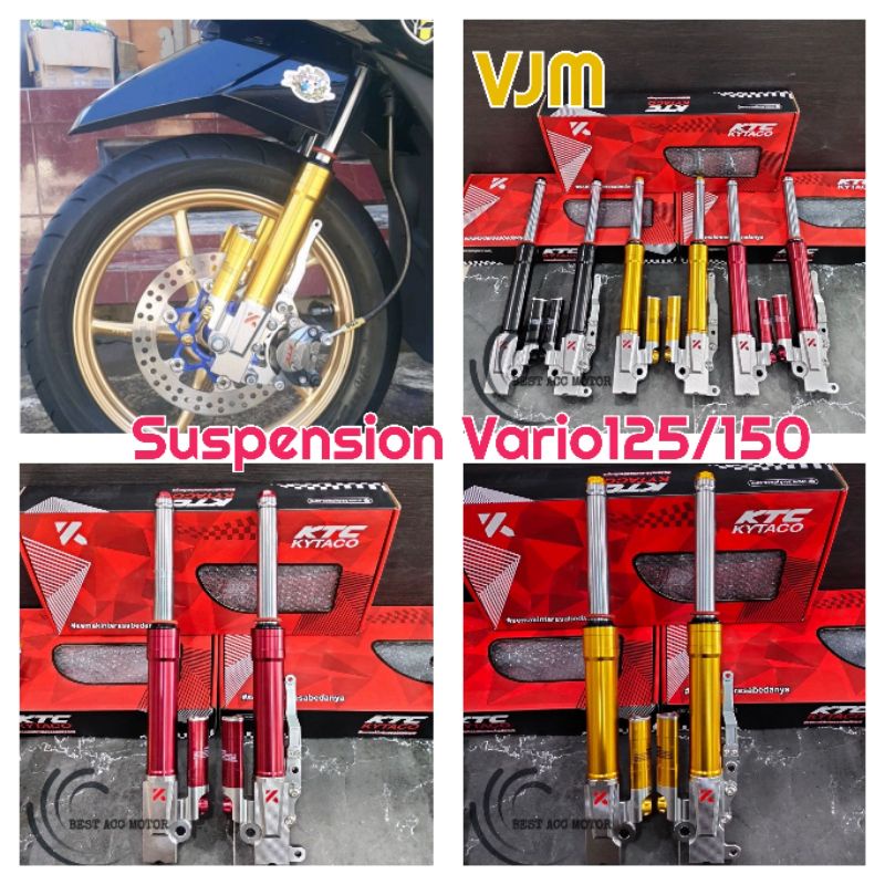 Shock Depan Ktc kytaco Vario 125 150 New Suspension Upside down By Ktc kytaco Original