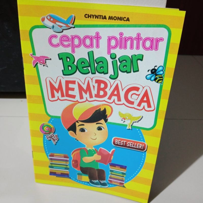 buku cepat pintar belajar membaca, 32 halaman(16×24cm)