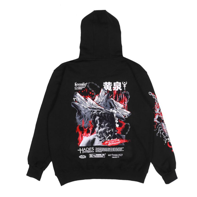 Kremlin Hoodie Mythology Series "hades"/Sweater hoodie Kremlin Mythology Terbaru