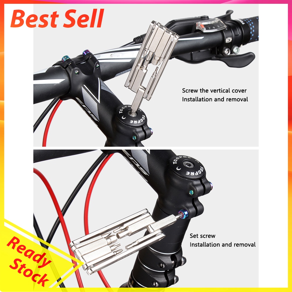 TOOPRE MTB Bike Repair Tools Kit Portable Multifunctional Maintenance Tool