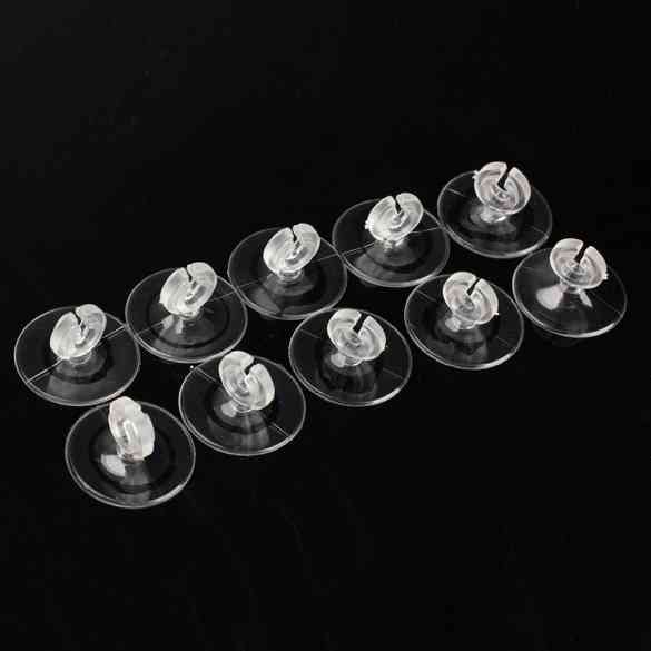 10pcs Suction Cup Untuk Selang Udara Akuarium Ukuran 4 / 6mm