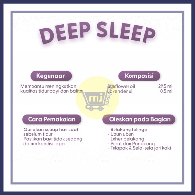 GENTLE BABY DEEP SLEEP / MINYAK TELON / ESSENSIAL OIL AROMATHERAPY / SOLUSI IMSOMNIA SUSAH TIDUR PULAS DAN NYENYAK MENINGKATKAN KUALITAS TIDUR