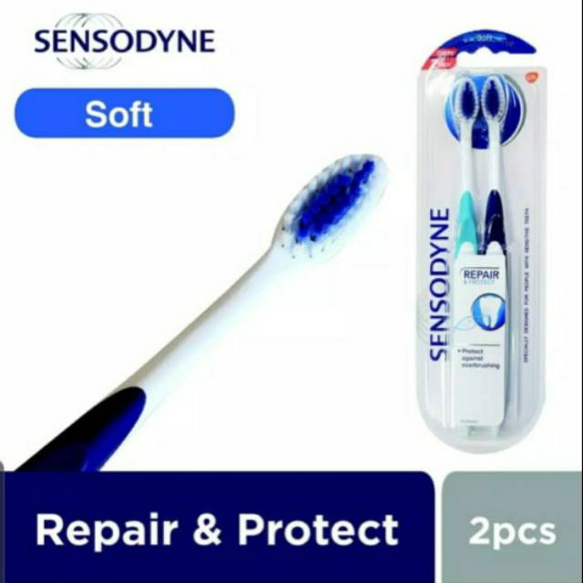 Sensodyne sikat gigi repair &amp; protect ortho soft