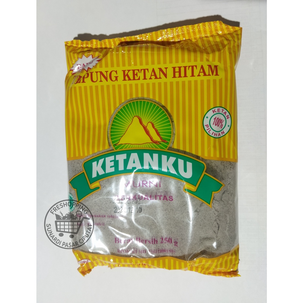 TEPUNG KETAN HITAM merk KETANKU 250 gram