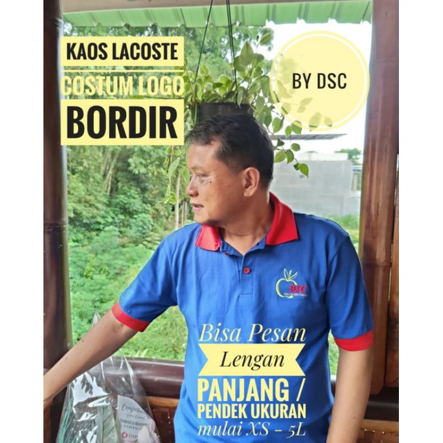 kaos Lacoste Katun Termurah