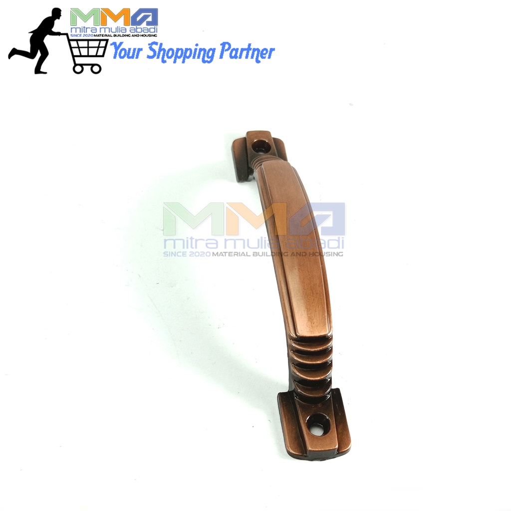 Tarikan Laci 4 Inci l Handle Lemari Classic Brown 4&quot;