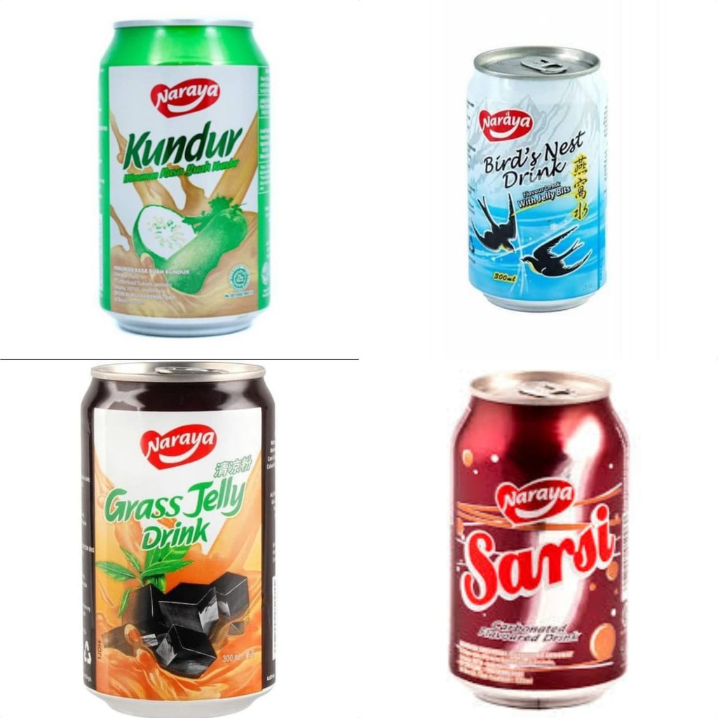 Jual Naraya Sarang Burung Kundur Cincau Sarsi Minuman Kaleng Per