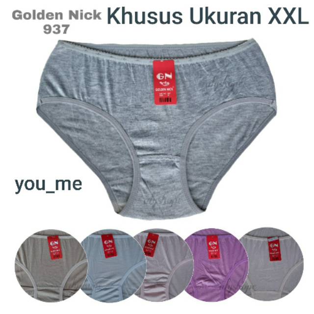 Celana dalam golden nick warna muda / khusus XXL