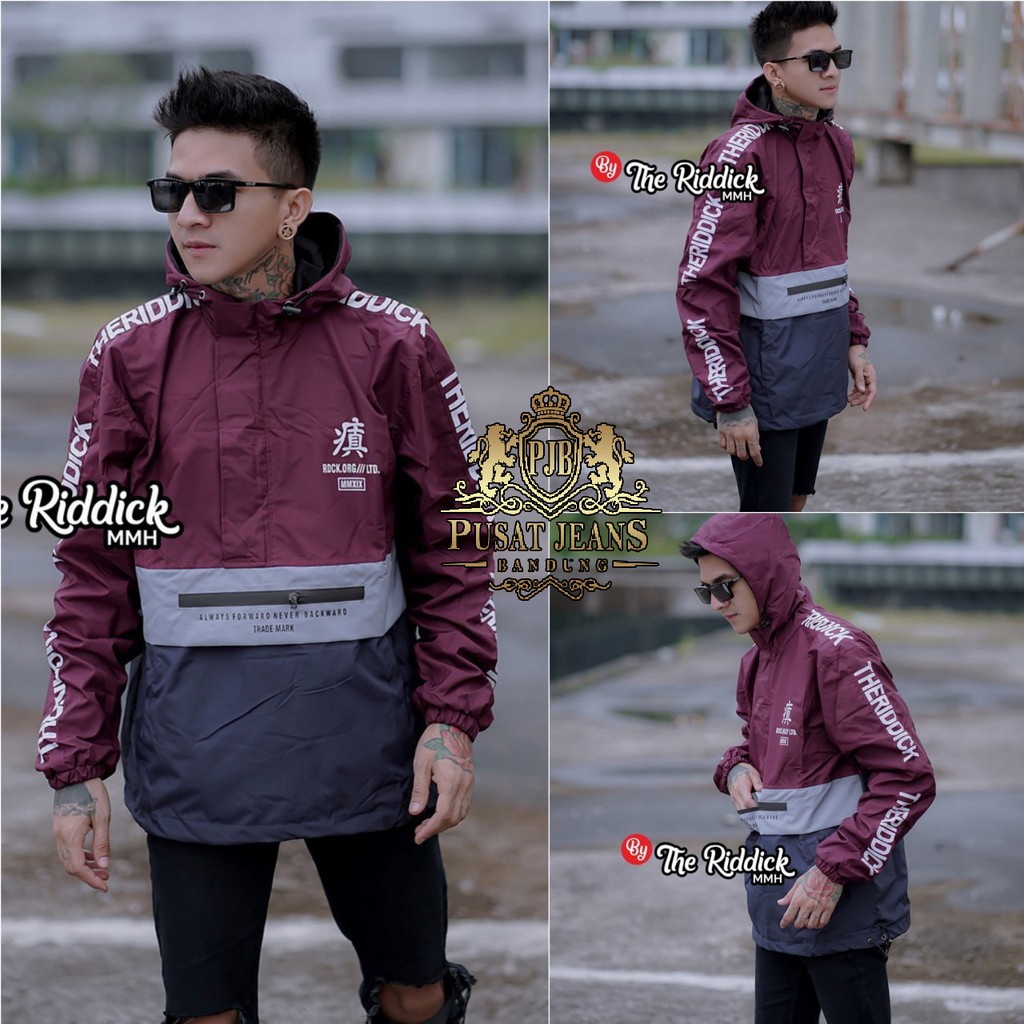 RCL - Jaket Cagoule 3D Kantong Doraemon Original The Riddick TERBARU