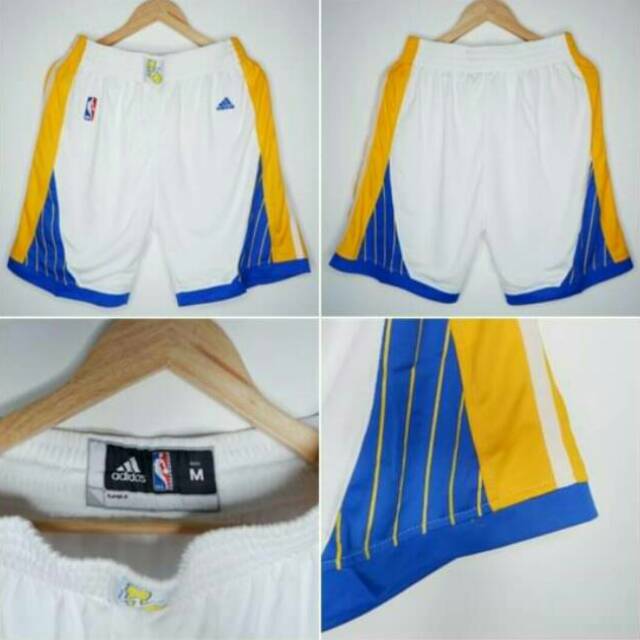  CELANA  BASKET IMPORT NBA GSW PUTIH  HITAM BIRU 16 Shopee  