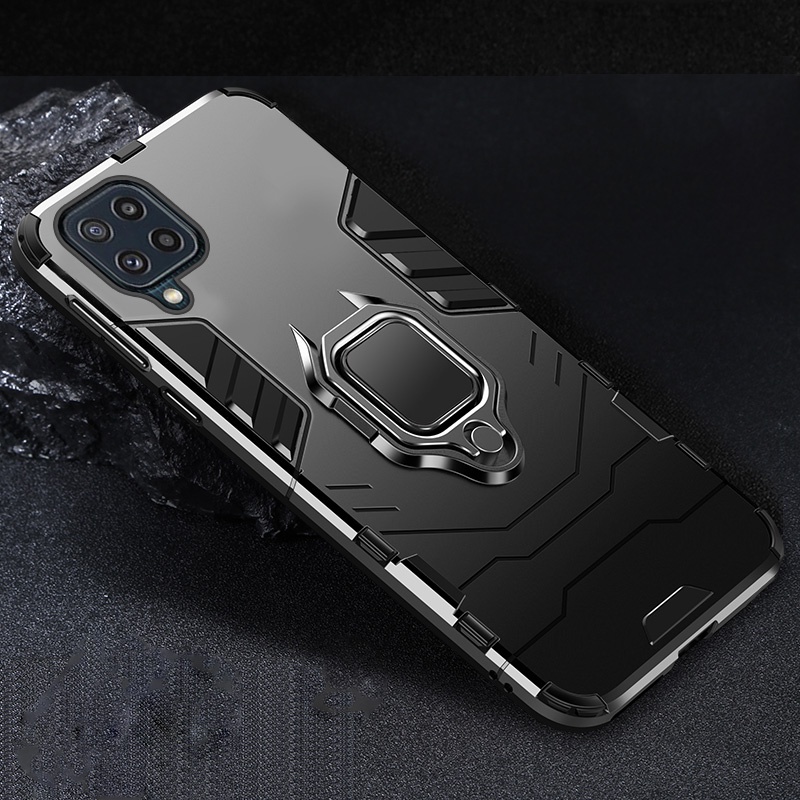 Casing Armor Magnetik Samsung Galaxy A12 M12 A22 A32 A52 A72 A82 M62 F52 M32 5G Shockproof