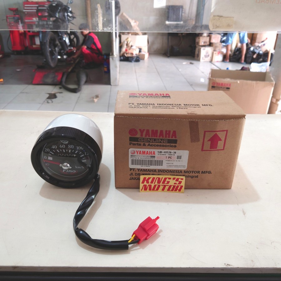 SPEEDOMETER FINO KARBU HITAM-PUTIH 1UB H3570 30 ASLI YAMAHA