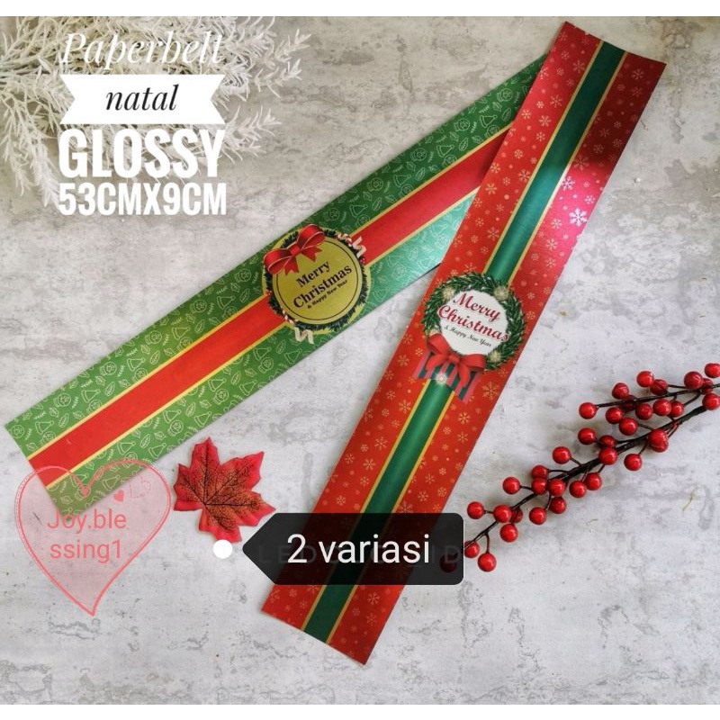

PAPERBELT NATAL/PITA LABEL NATAL 53 x 9 cm per pak ( 1 pak isi 5 lembar)