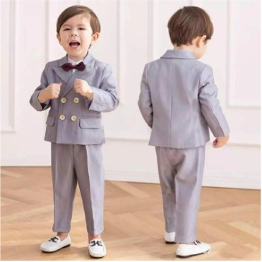 Baju Setelan Anak Laki Laki Vinzen Pesta Terbaru 2021 Model Mewah Kekinian Bahan Katun Set Celana Uk