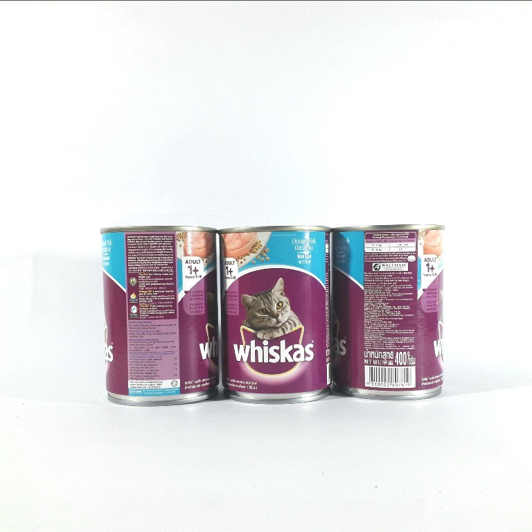 Makanan Kucing Kaleng WHISKAS OCEAN FISH 400gr